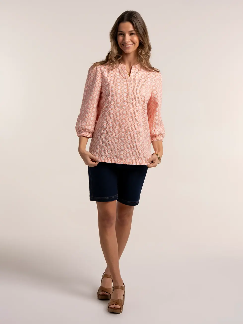 Thumbnail: BRAKEBURN Fossil Embroidered Blouse