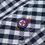 Thumbnail: Lambretta Clothing - Short Sleeve Check Shirt in Navy and White (RWIS1455)