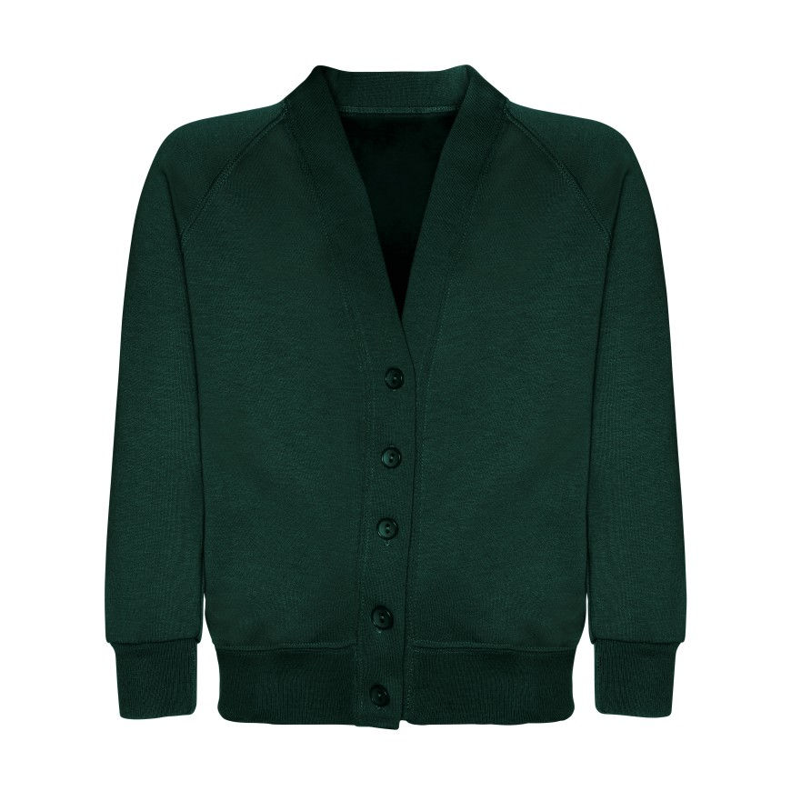 Thumbnail: Sweatshirt Cardigan for daywear PLAIN (VARIOUS COLOURS)