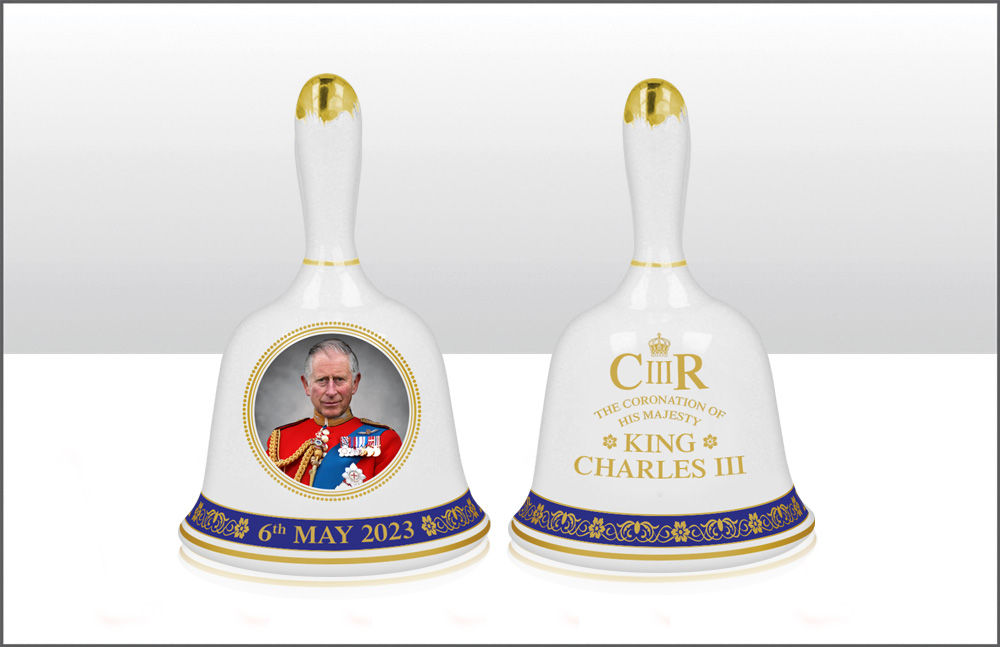 KING CHARLES III CORONATION CERAMIC BELL