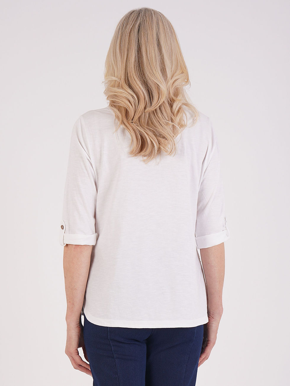 Thumbnail: TIGI Dori Embroidery Jersey Top T26-39H