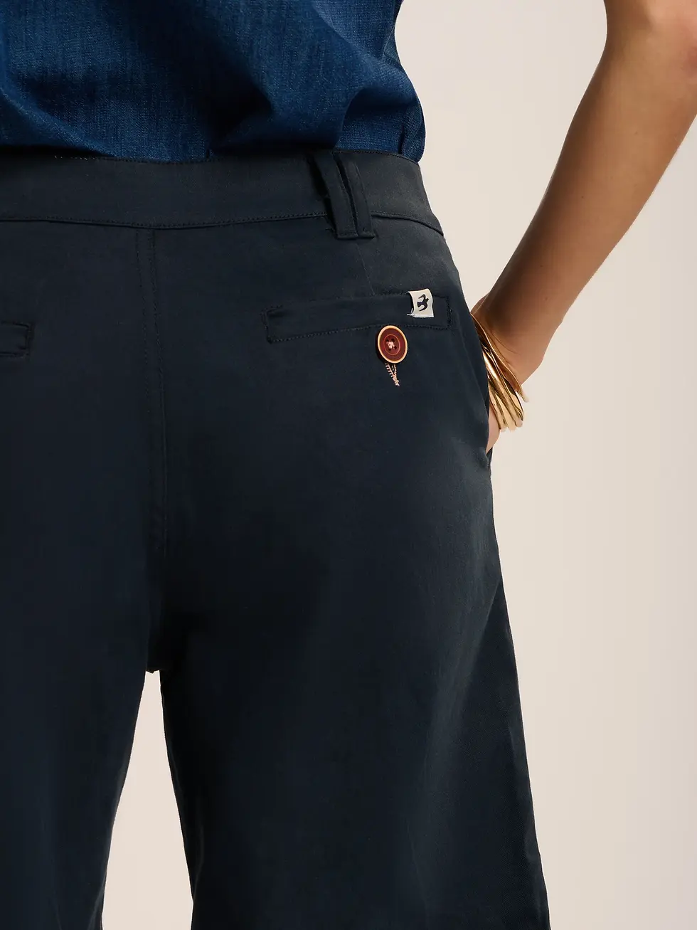 Thumbnail: BRAKEBURN Deena Navy Chino Short