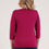 Thumbnail: PennyPlain Solid Round Neck Top - Raspberry PP-236