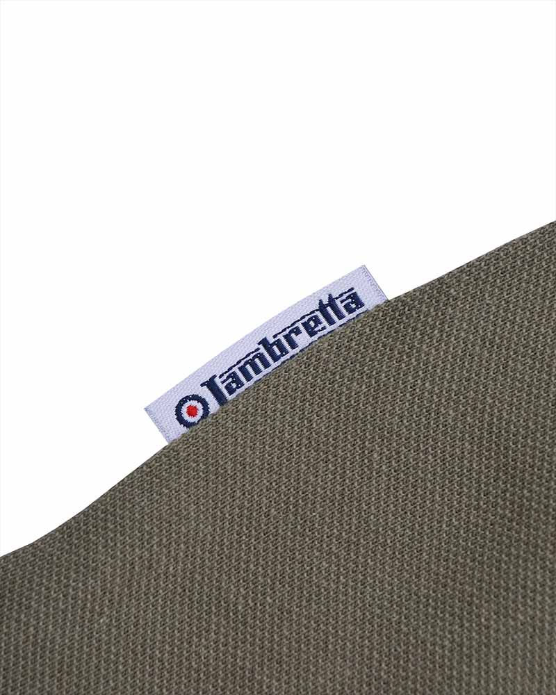 Thumbnail: Lambretta Menswear - Vintage Polo in Navy/Khaki - Baldwins Department Stores