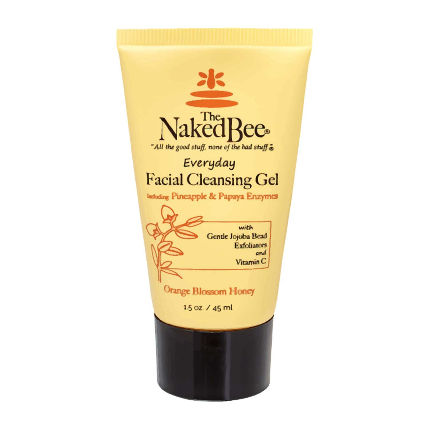 The Naked Bee - Everyday Facial Cleansing Gel 5.5oz - Orange Blossom Honey