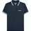 Thumbnail: Lambretta Clothing - Triple Tipped Polo in Navy (SS1650)