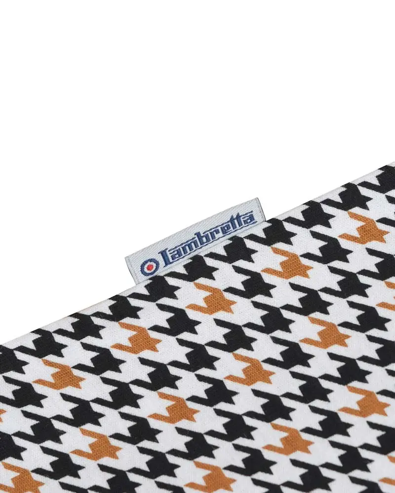 Thumbnail: Lambretta Clothing - Houndstooth Polo in Mustard (SS4026)