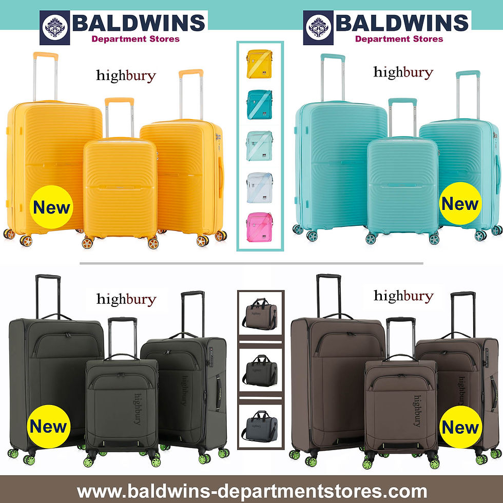 New Vibrant Suitcases!