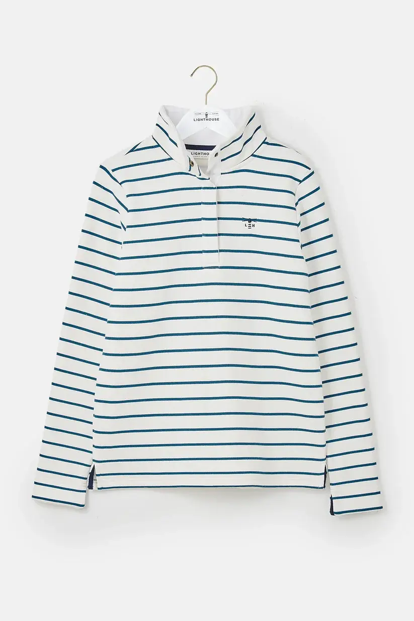 Thumbnail: Haven Jersey - Teal Stripe by Lighthouse Clothing