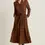 Thumbnail: Brush Strokes Maxi Shirt Dress BRAKEBURN