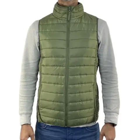 Men’s Belsan Quilted Gilet in Olive