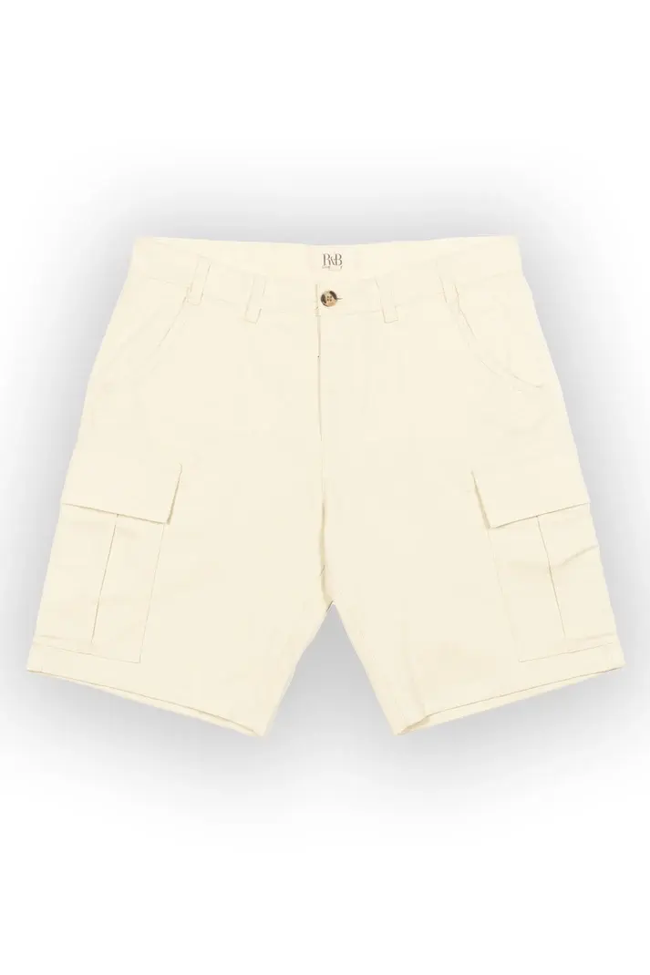 Rupert and Buckley - Parker Cargo Shorts in Ecru/Beige