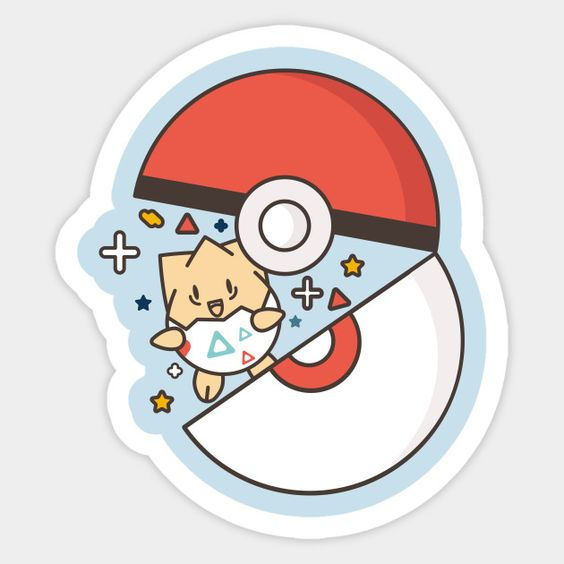 Pegatina de Pokemon Pokeball