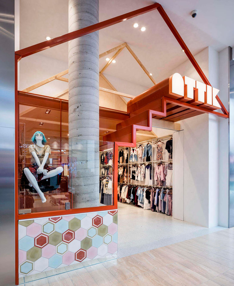 ATTIK clothing shopfront design project by McCartney Design