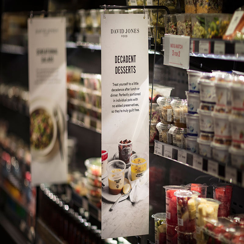 David Jones and bp convenience food retail design project by McCartney Design