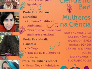 Ciência no Bar - Mulheres na Ciência