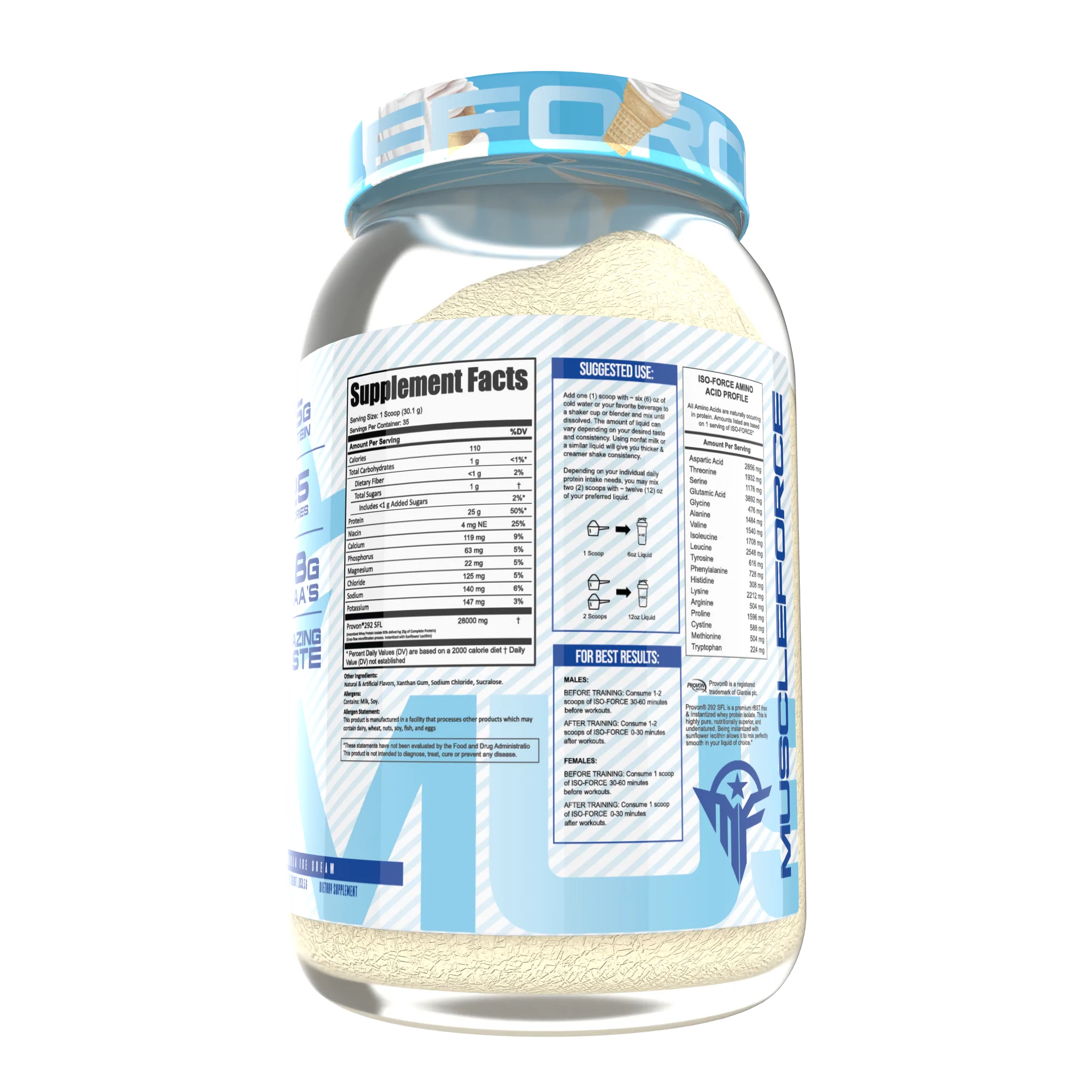 Muscle Force Iso Force (Whey Isolate Protein) FIGs Discount Supps