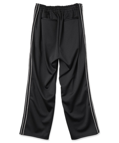 23AW】JieDa 5 STRIPE JERSEY PANTS - BLACK | NOUVERTEmagazine