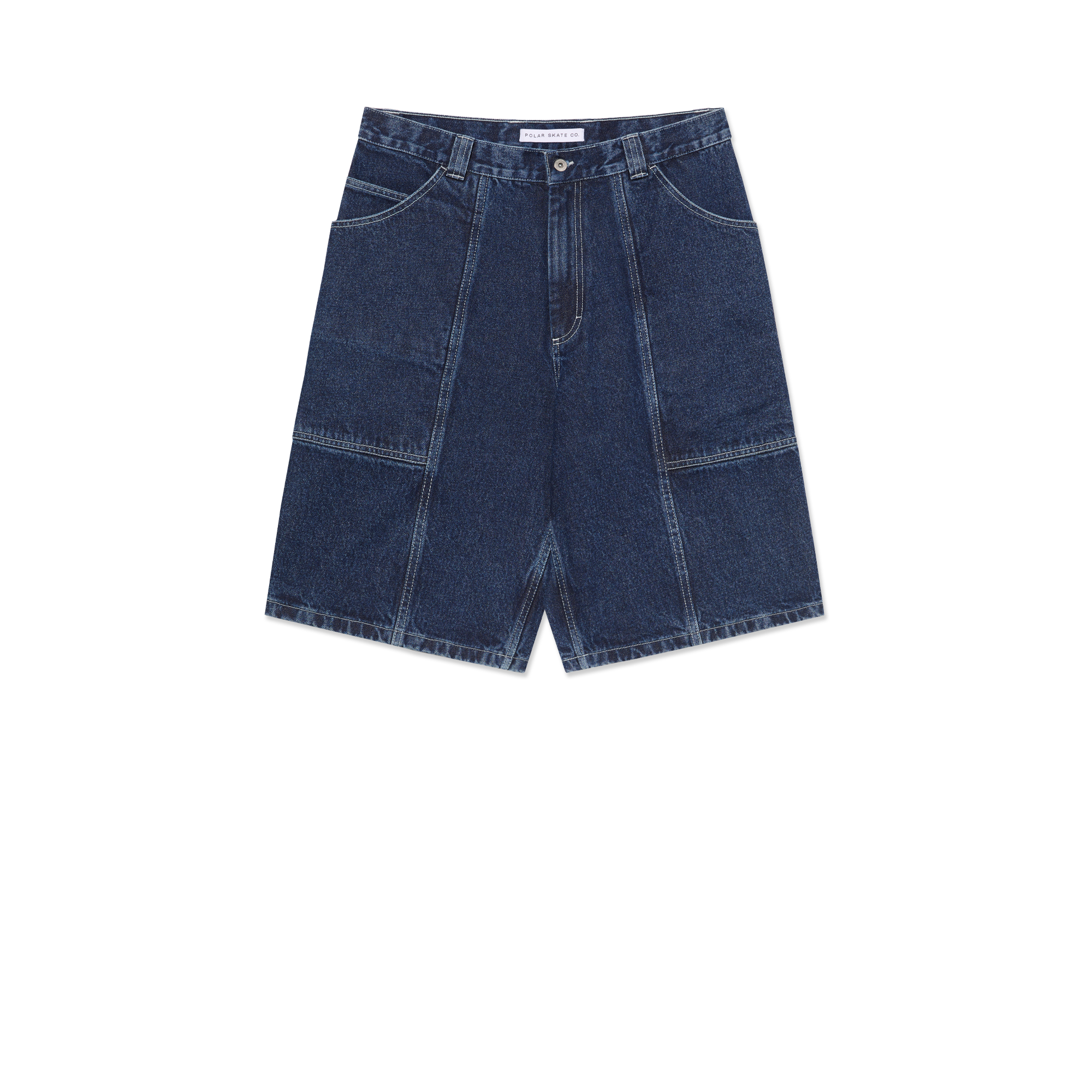 【26SUMMER】Polar Skate Co. JIRO SHORTS - Dark Blue (w/ white stitching)
