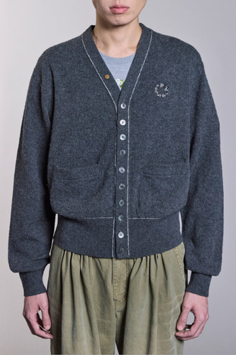 26AW】MASU MB 10 BUTTON CARDIGAN - CHARCOAL | NOUVERTEmagazine