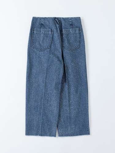 お*引様 saby TUCK BAGGY Stripe Denim Splash 26SS】saby TUCK-BAGGY TYPE 2 - Stripe Denim Splash Vintage Wash