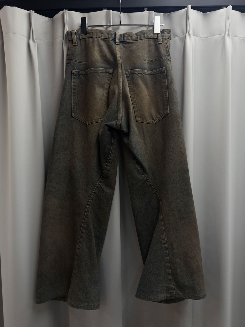 Thumbnail: 【ARCHIVE】NVRFRGT 3D TWISTED WIDE LEG JEANS