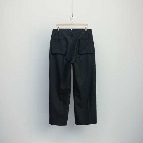 25AW】satou dokan wide slacks - kuro | NOUVERTEmagazine