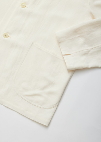 ジャケット・アウター ULTERIOR 25ss TA/L MESH SH-COVERALL ECRU 25SS】ULTERIOR TA/L MESH SH-COVERALL - ECRU | NOUVERTEmagazine
