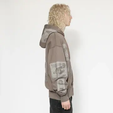 Thumbnail: 【26SS】 Samuel Zelig CABINET ZIP HOODIE - DARK IRON
