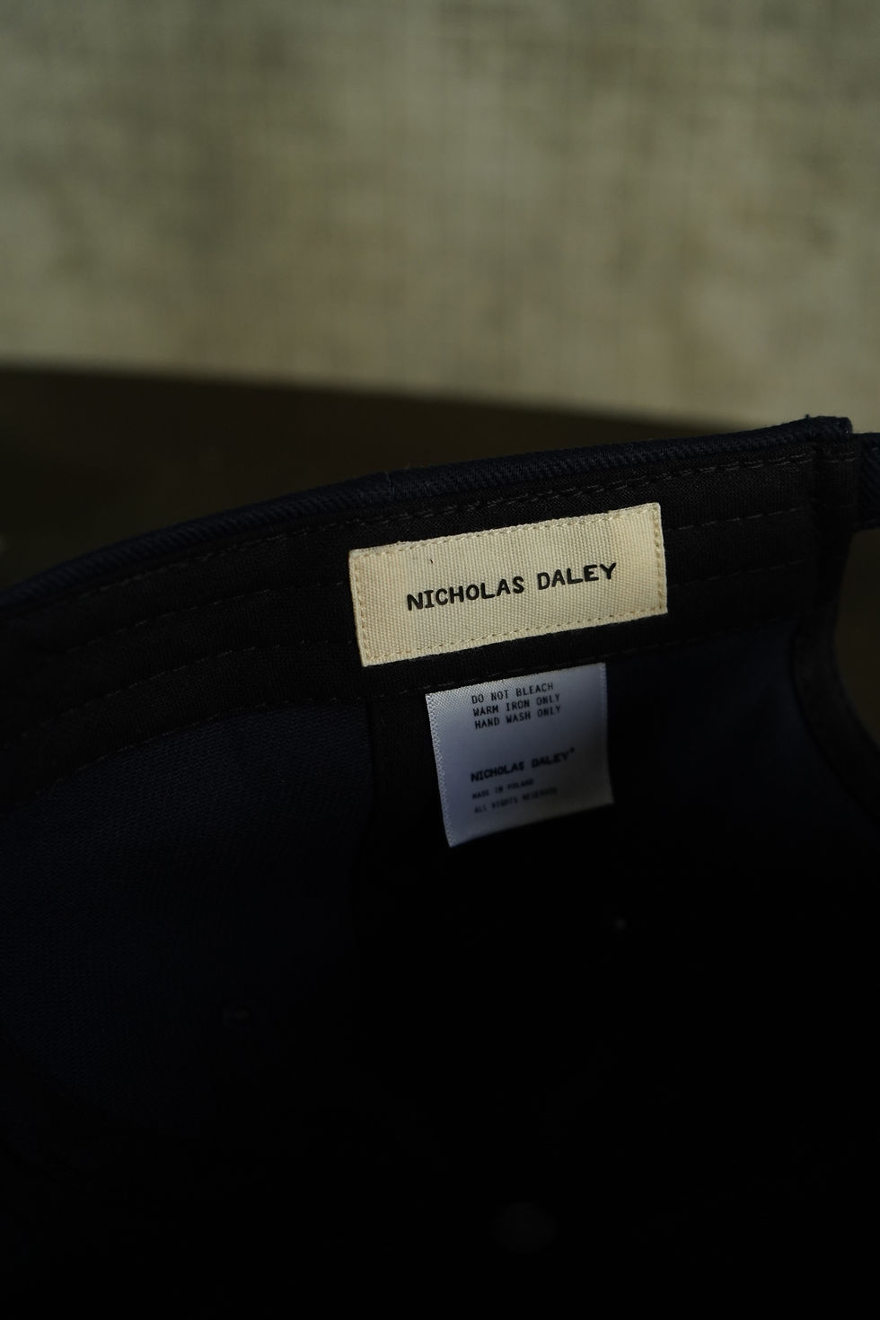Thumbnail: 【25AW】NICHOLAS DALEY ND RECORDS CAP - NAVY