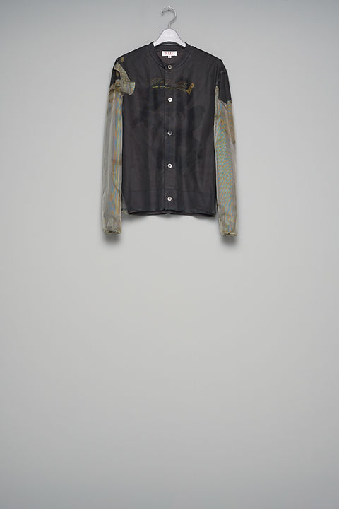 M A S U BLURRED ANGEL CARDIGAN 【2026SS】 26SS】MASU BLURRED ANGEL CARDIGAN - BLACK | NOUVERTEmagazine