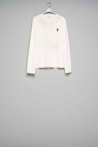 26SS】MASU WASTED RED ANGEL LONG SLEEVE T-SHIRT - WHITE
