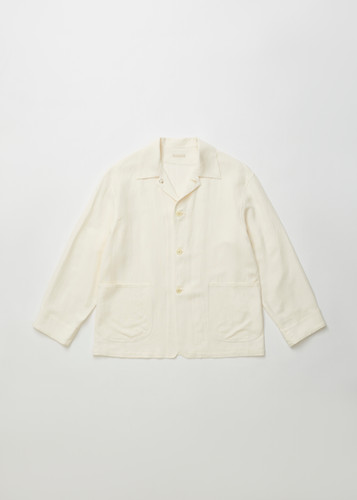 ジャケット・アウター ULTERIOR 25ss TA/L MESH SH-COVERALL ECRU 25SS】ULTERIOR TA/L MESH SH-COVERALL - ECRU | NOUVERTEmagazine