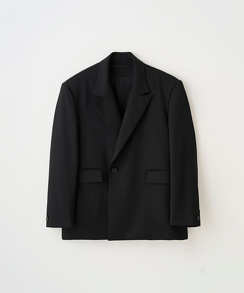 26SS】JUHA STRUCTURED DOUBLE JACKET - BLACK | NOUVERTEmagazine