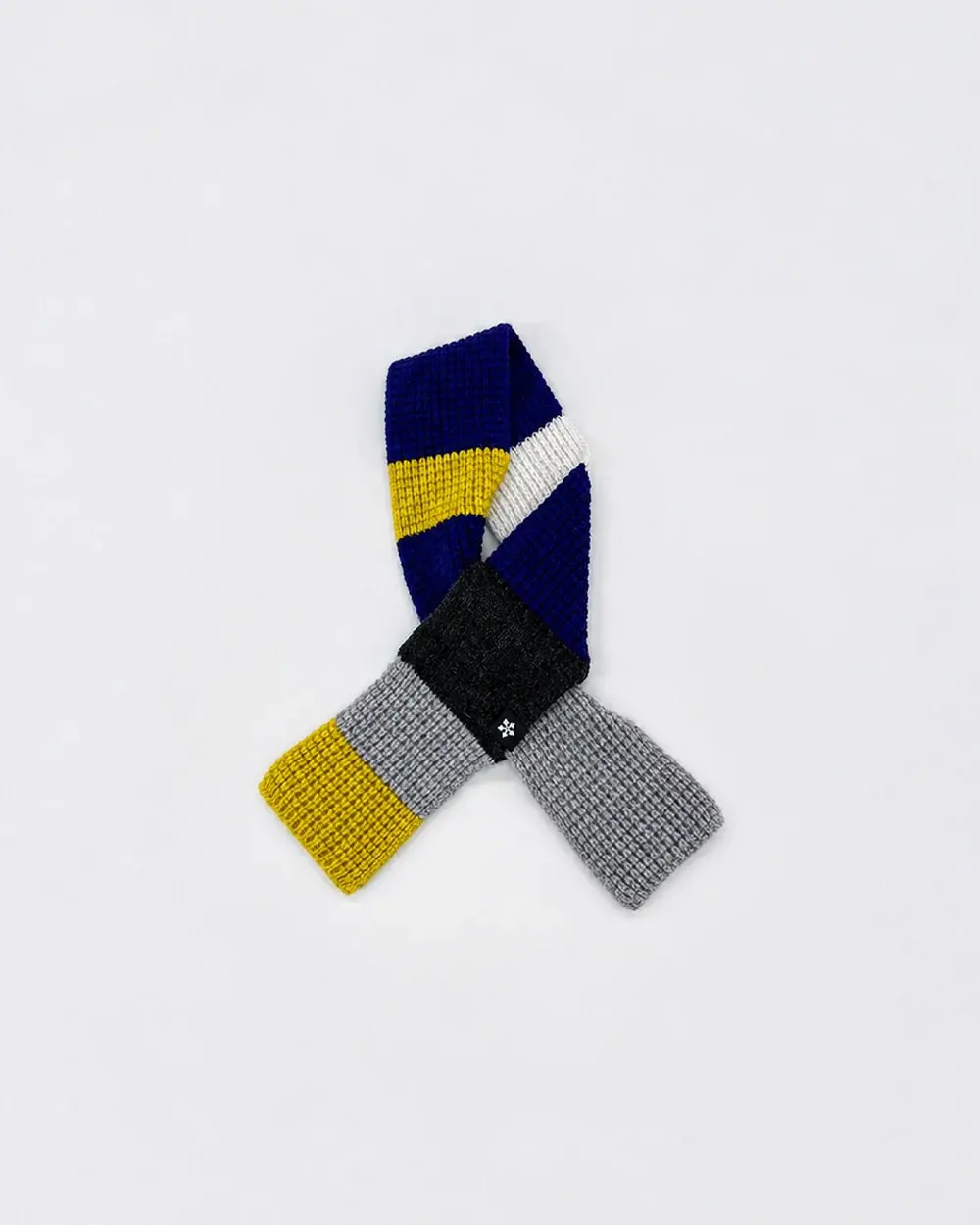 【26AW】Caledoor WAFFLE WEAVE RAMBLING SCARF - Purple multi