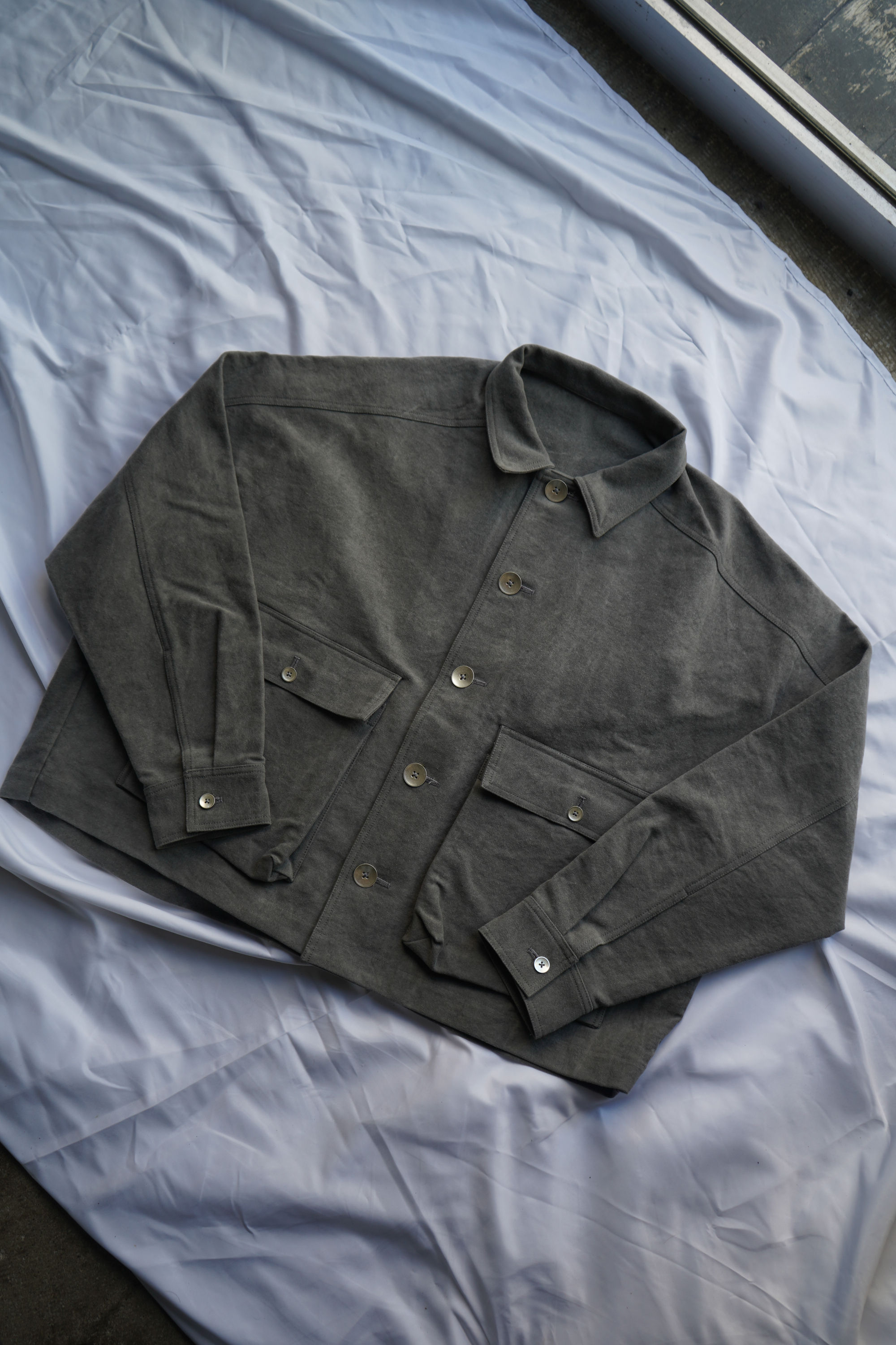 【26AW】AXIS Short Length Blouson - CHACOAL