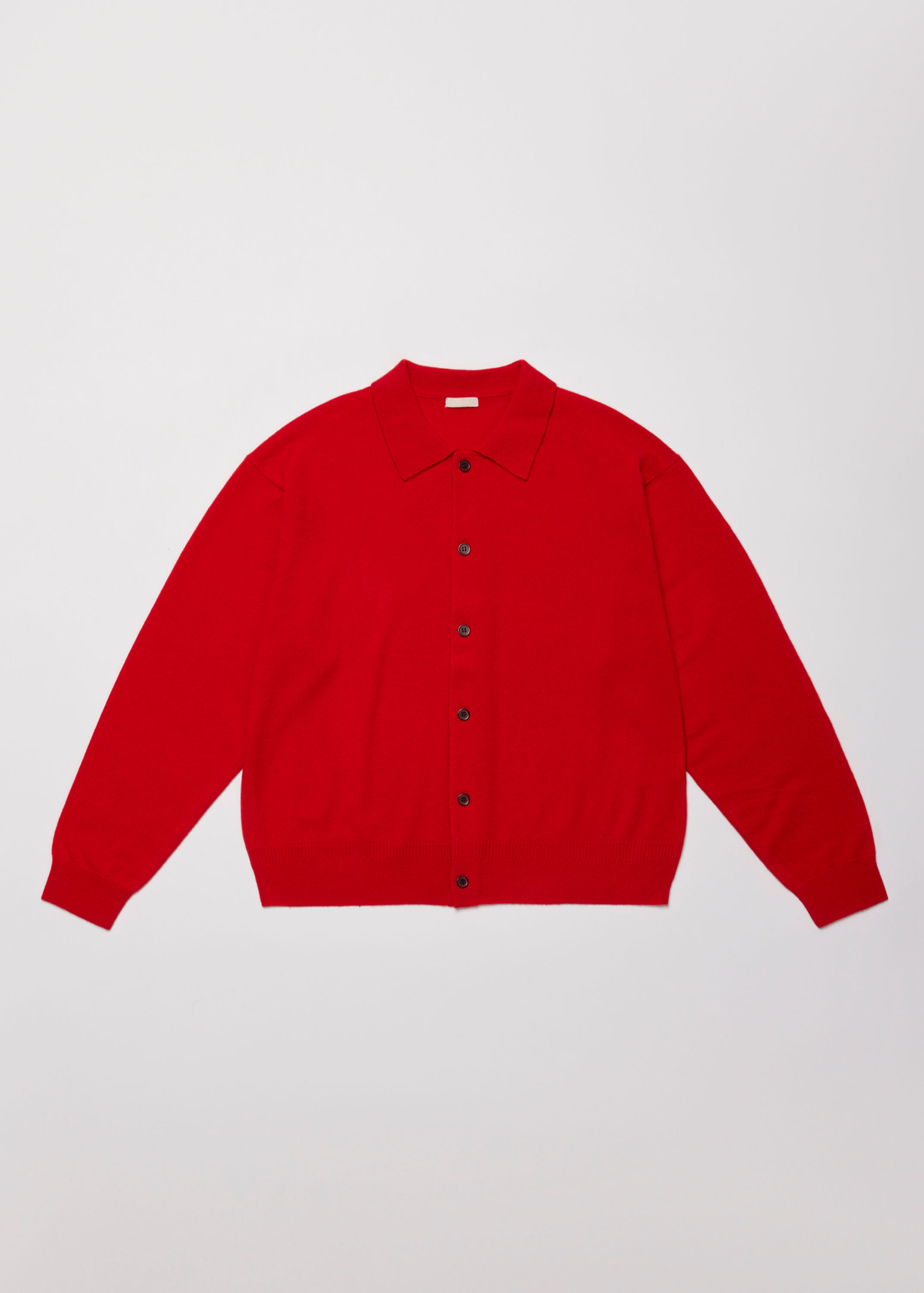 【26AW】ULTERIOR W/CA/S KNIT SH-CARDIGAN - RED