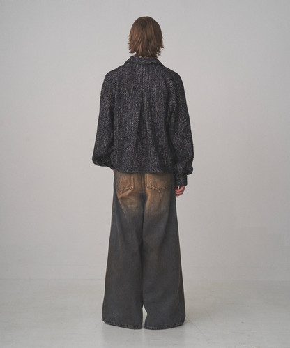 24AW】JUHA RUST BAGGY DENIM PANTS - BLACK | NOUVERTEmagazine