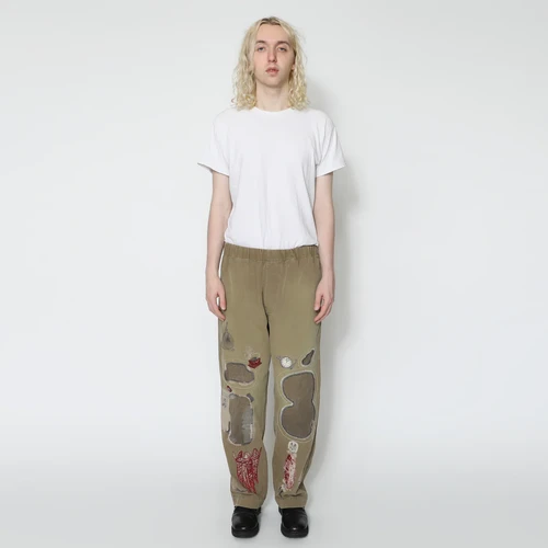 25SS】 Samuel Zelig antique pant - Olive Brown | NOUVERTEmagazine