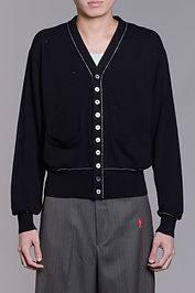 トップス 25AW satou flower handstitch knit 25AW】satou flower handstitch knit - kuro | NOUVERTEmagazine