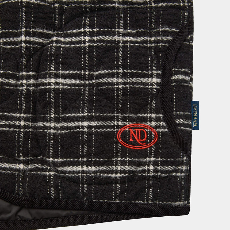 縮圖：【26AW】Nicholas Daley × Lavenham Brushed Cotton Gilet Mens  - BLACK