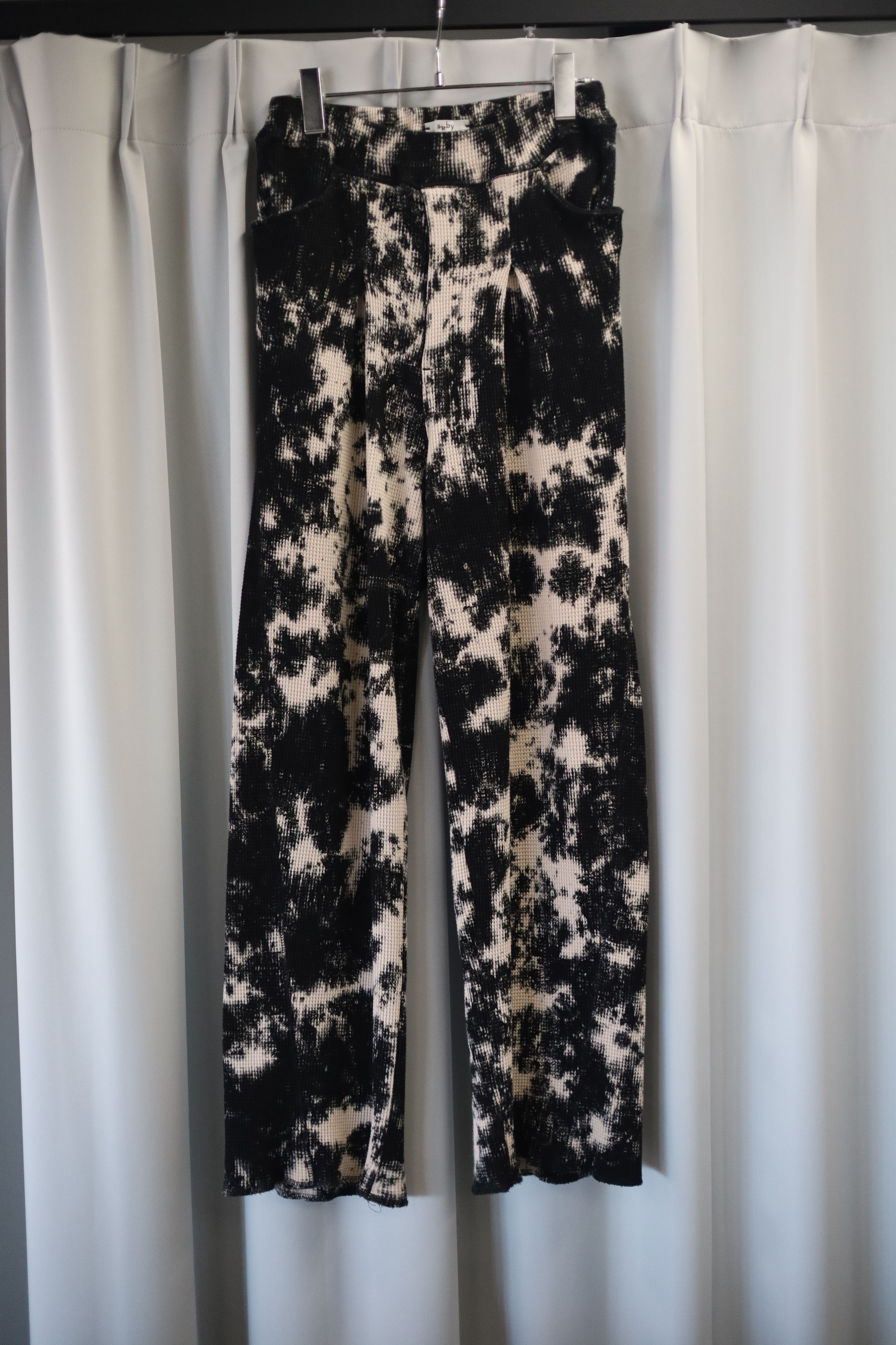 【ARCHIVE】Saby 25AW WAFFLE EASY PANTS-SMOG DYED