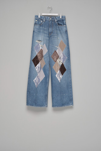 ‼️新品未使用‼️26aw MASU MB DIAMOND WIDE JEANS46 26AW】MASU MB DIAMOND WIDE JEANS - INDIGO | NOUVERTEmagazine