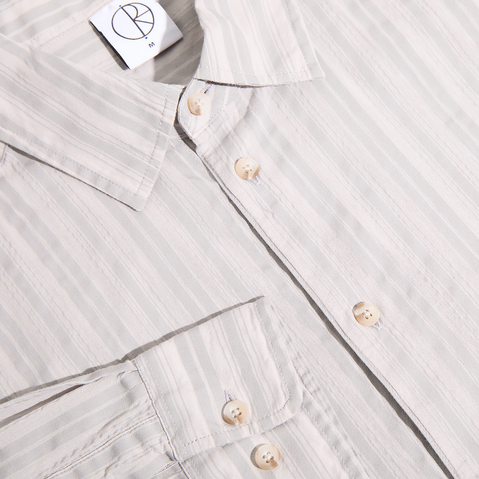 Thumbnail: 【26SUMMER】Polar Skate Co. BART LS SHIRT - Grey Stripe