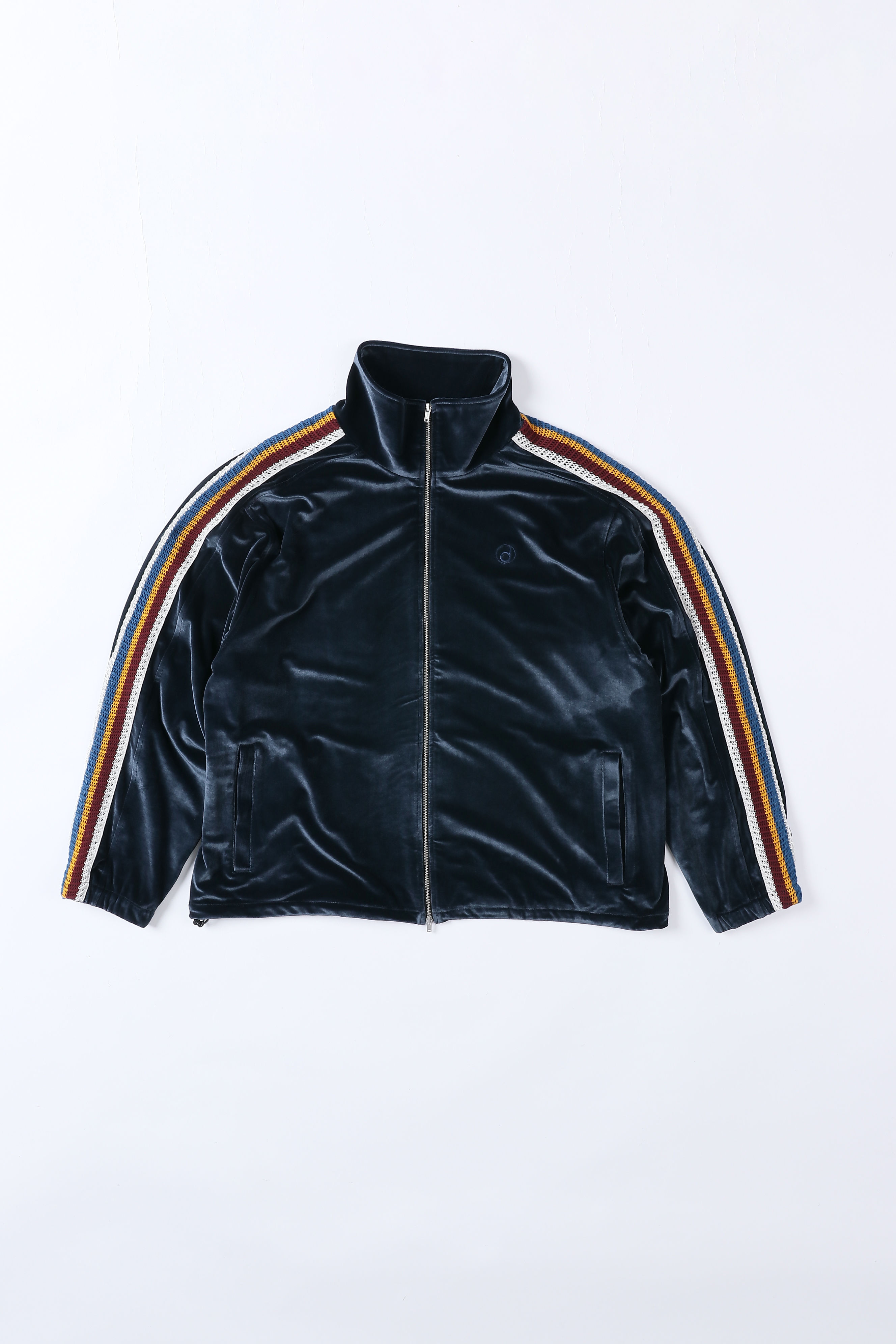 【26AW】The DUFFER NEPHEWS VELOUR TRACK JACKET - NAVY