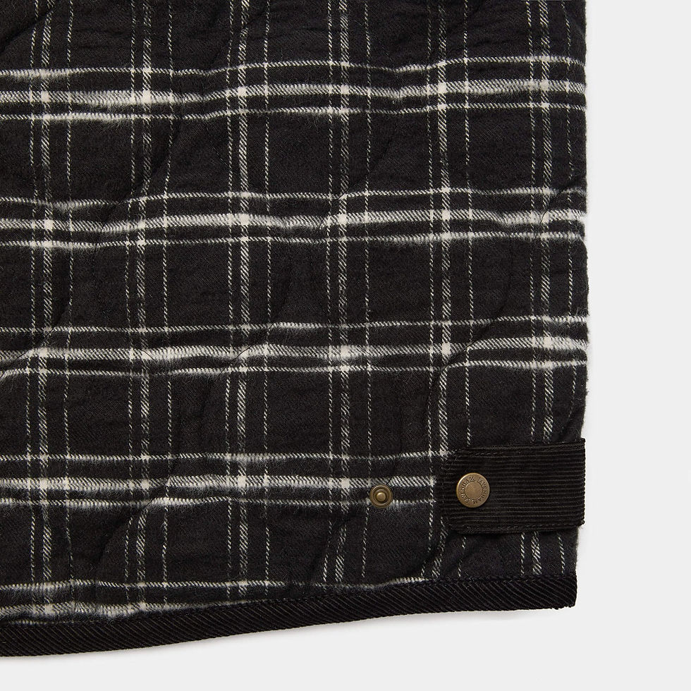 Thumbnail: 【26AW】Nicholas Daley × Lavenham Brushed Cotton Gilet Mens  - BLACK