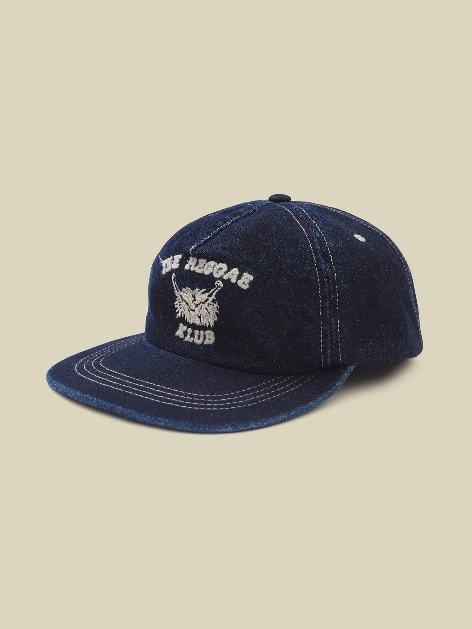 【26SS】NICHOLAS DALEY REGGAE KLUB CAP - DARK&INDIGO