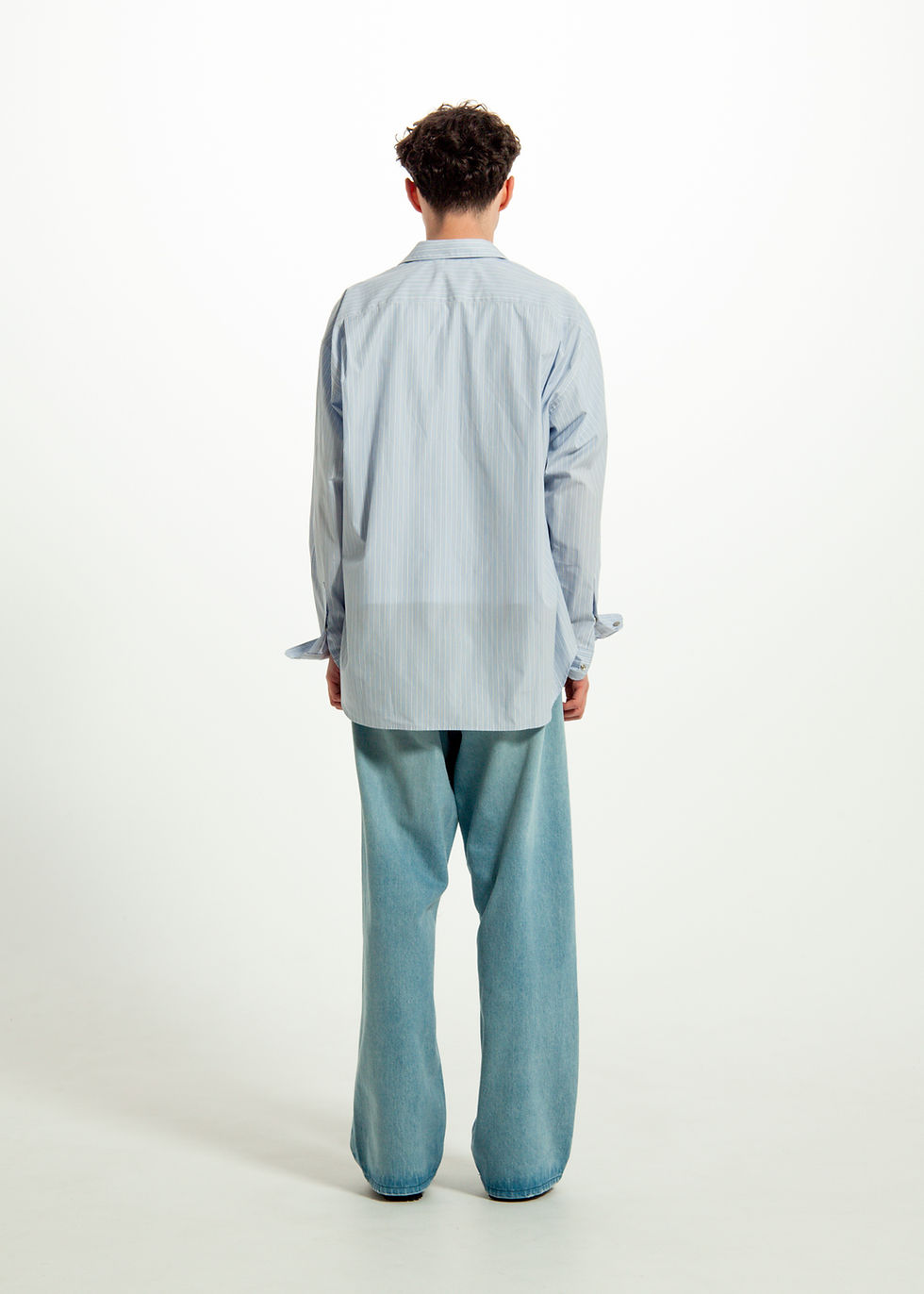 サムネイル： 【26SS】Simply Complicated UNCLE BUTTON UP SHIRT - BLUE STRIPE