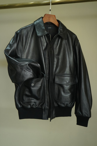 loeff レザージャケット 25AW】LOEFF LFU LAMB LTR FLHT JKT - BLACK | NOUVERTEmagazine