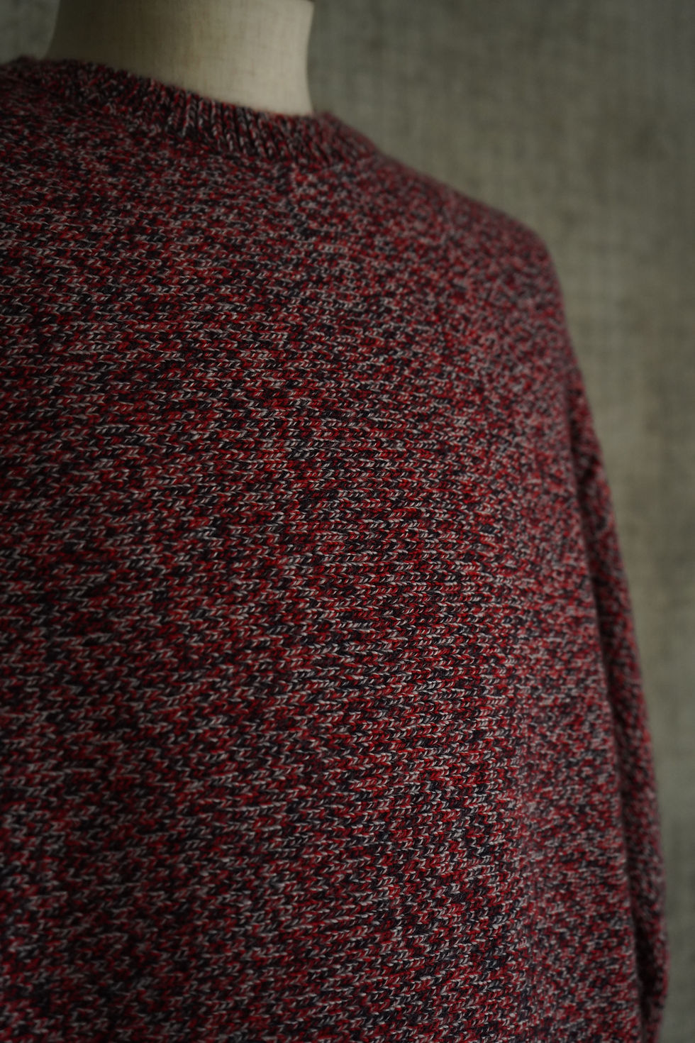 Thumbnail: 【25AW】COOHEM COLORMIX WOOL REVERSE KNIT P/O - MULTI